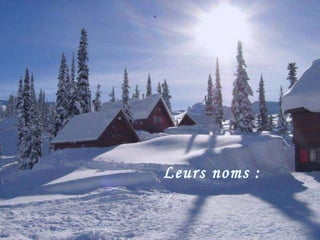 Leurs noms : .   