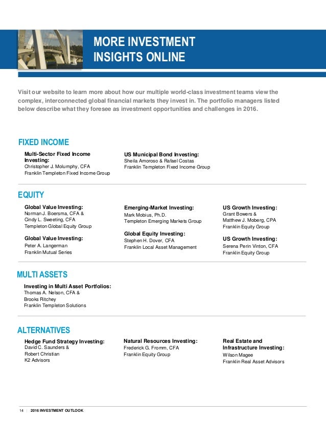 investment outlook 2016 franklin templeton investments franklin balance sheet investment fund