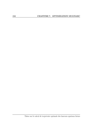 152 CHAPITRE 7. OPTIMISATION MULTIARC
Thèse sur le calcul de trajectoire optimale des lanceurs spatiaux futurs
 