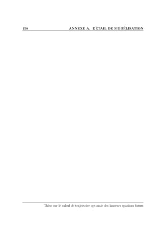 158 ANNEXE A. DÉTAIL DE MODÉLISATION
Thèse sur le calcul de trajectoire optimale des lanceurs spatiaux futurs
 