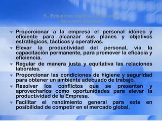 1.-¿A qué nos referimos con función de los recursos Humanos?Actividad #78Son los esfuerzos las acciones, el trabajo que lleva acabo el recurso humano en las distintas funciones de la Empresa es lo que determina el valor real de la misma; es un proceso estratégico  por el cual se buscará obtener, conservar y ampliar el conjunto de habilidades y aptitudes que tengan los miembros de una empresa, que permita contribuir al desarrollo integral de la misma y del propio individuo.2.-Ofrecce una definición de Recursos Humanos«Sujetos o actores sociales que desarrollan actividades productivas, capaces de generar un satisfactor para la sociedad, desarrollando sus habilidades, aptitudes y experiencias que poseen en beneficio colectivo y particular.»3.-Establece las actividades a que se dedica la función Administración de los Recursos HumanosObtener el personal idóneo para que desarrolle de manera eficiente las actividades que demanda el funcionamiento integral de la Empresa.