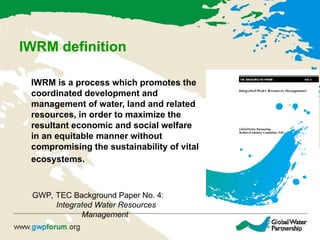 Comprehensive Introduction to Integrated Water Resources Management ...