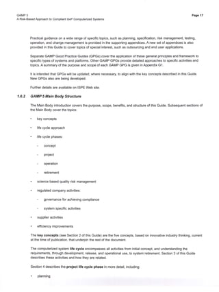 GAMP 5 A Risk based Approach to Compliant Gxp Computerized Systems Ispe ...