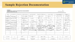 Rejection Chart Format Sample Acceptance-Rejection-Criteria in lab | PPTX