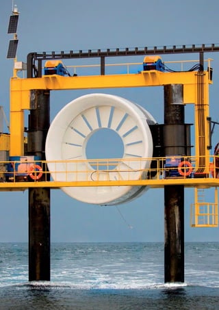 36
REPORT AND FINANCIAL STATEMENTS
SECTION TITLE 36
REPORT AND FINANCIAL STATEMENTS
ENERGY STORAGE
OpenHydro’s tidal turbine at a European Marine Energy Centre (EMEC) tidal test site. Photographer Mike Brookes-Roper
 