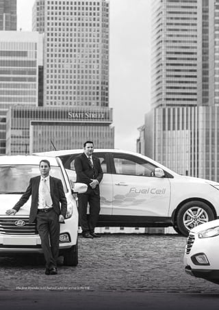 The first Hyundai ix35 fuel cell vehicles arrive in the UK
 