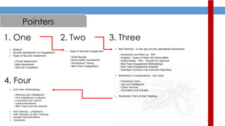 4
Pointers
1. One 2. Two 3. Three
4. Four
 