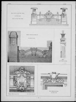 Берлинъ (Behnenstrasse, 22). Apx. Kristeller & Sonnenthal.
Вѣна. (Magdalenenstrasse).
Apx. Wilhelm Jelinek.
Вѣна. Аттикъ на домѣ Tiefer Graben.
Wien, vom Hause Tiefer Graben.
Берлинъ (Victoria-Luisenplatz, 9).
 