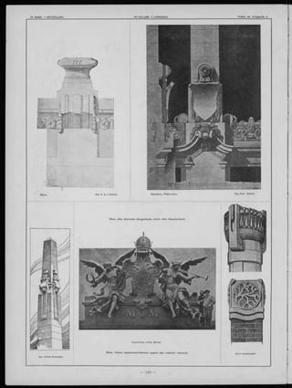 Берлинъ, Рёйхстагъ.
W ien. Das ära rische N eugebäude neben dem H auptzollam t.
Вѣна. Н овое правительственное зданіе при главной таможнѣ.
 