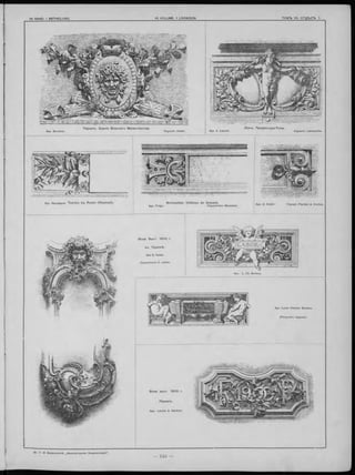 П ар иж ъ . З да ніе В о ен на го М инистерства.
Арх. Sauvageot- Т еа тр ъ въ Rouen (Ф ранція). M o n tp e llie r. C hâteau de G rasset.
Скульпторъ Baussant-
Всем. Вы ст. І9 0 0 г.
въ П ариж ѣ.
Арх. E. Kalas.
Скульпторъ C. Julien.
Арх. Louis Charles Boileau.
(Рисунокъ перомъ).
Всем. вы ст. 1 9 0 0 г.
П ариж ъ.
Арх. Lärche & Nachon.
Л іон ъ . П реф ектура Роны.
 