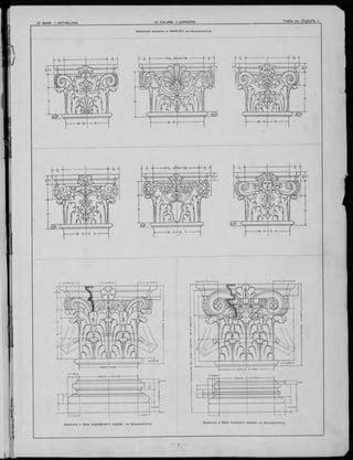 Капители колоннъ и пилястръ (no Brausewetter’y).
 