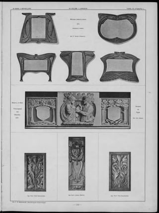 М отивы рам окъ-панно
изъ
теса на го камня.
T rauungsaal
des
S ta n d e s­
am t.
Э ссе нъ
на
Р ур ѣ
Арх. Joh. Heeren.
Арх. Prof. Fritz Schumacher.
Apx. Herrn. Jansen (Berlin).
Apx. Prof. Fritz Schumacher.
 