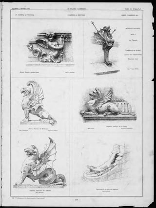 Л іон ъ . З да ніе преф ектуры.
К р око ди л ъ на ц око л ѣ перрона.
Apx. Duthoit.
Л іонъ . Т е а тр ъ de B ellecour.
П ариж ъ. Ф онтанъ S-ѣ. M ichel.
Apx. Davioud.
Всемірная вы ста вка
въ П ариж ѣ.
Гриф ф онъ на а тти кѣ
од н о го изъ павильоновъ
М арсова поля.
П ариж ъ. Т е а тр ъ de la G aité.
Скульпт. Villeminot.
 