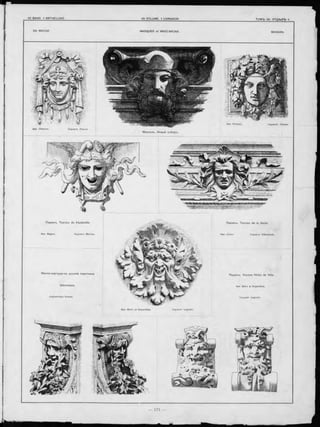 М арсель. Н овый соб о ръ .
П ариж ъ . Т е а тр ъ du Vaudeville.
Apx. Magne. Скульпт. Bloche.
М аски -картуш и на ц око л ѣ памятника
Ш експ и ра.
П ариж ъ. N ouvee H ô te l de Ville.
 