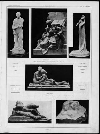 Г -ж а A c k té
і роли А льцесты .
(М рам оръ).
Vallgren.
«Les lèvres en fle u r
(М рам оръ ).
S. Derré.
«Т руж еникъ .
(М рам оръ ).
«С троители гор од ов ъ >
(гр упп а изъ камня).
<Весна ж изни».
J. В.-А. Champeil,
<Семья, законъ>.
«Часть центральнаго мотива горельеф а въ П антеонѣ, въ П ариж ѣ>.
І
 