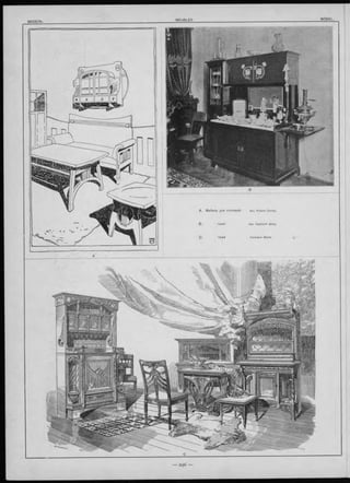 ,1
i _____ ___________ Æ
M Ö B E L .M E U B L E S .
М Е Б Е Л Ь .
A . М ебель для стол овоі Арх. Rcbert Сегіеу.
Арх. Sigmund Jàray.тож е
Hermann W erle.тож е
 