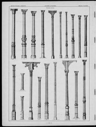 SÄULEN & PILASTER.COLONNES e t PILASTRES.Д ЕТА Л И Н О Л О Н Н Ъ и ПИ ЛЯ С ТРЪ.
Ч угунны я колонны.
-320sT-
~Q220mo
'■zoot*.250f..
 