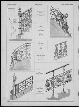1. Ж Е Л Ъ З Н Ы Я П Е Р И Л А ,
R A M P E S EN F E R .
E IS E R N E G E L Ä N D E R .
Ц ерковь Св. М артина
въ Ліонъ.
Бронзовая б ал ю стр ад а
каФ вдры.
Арх. Questel.
Париж ъ.
H ô te l D e m id o ff
Перила парадной
лъстницы.
Max. Vautier.
Исп. Baudrit.
П ариж ъ.
H ôte l La n d o n
П ерила лъстницы.
С .-П етербургъ.'
Домъ Г-ж и З айцевой.
Перила лъстницы.
Арх. И. С. Богомолозъ.
Берлинъ.
C a fé B auer.
Ende & E. Böckmann-
Киль.
П ерила лъстницы
y зд анія
Университета.
Арх. Gropius & Schmieden.
Исп. A. Klemm.
 