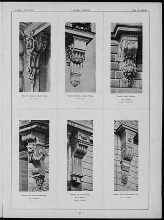 П ариж ъ. (3 2 , rue de Luxem bourg).
Apx. C. Bousson.
П ариж ъ. (17, rue D avioud).
Apx. J. Marchai.
Скульпт Lommerz.
П ариж ъ. (Boul. de C ou rcelles, 78).
Apx J. L. Pascal
П ариж ъ. В о кзал ъ на Q uai o’Orsay.
Apx. V. Laloux.
П ариж ъ. O péra C om ique.
Apx L Bernier.
Скульпт Koulikowsky.
П ариж ъ. В экза л ъ на Quai d ’O rsay.
Apx. V. Laloux
 