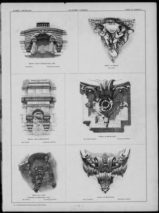 Всем. выст. 1900.
Панорама на Марсовомъ полѣ.
Apx. Marcel. Скульпторъ Flandrin. Apx. Ch. Garnier. Скульпторъ Darvant.
Парижъ. (Boul-d Montparnasse, 108).
Apx. Marcel. Скульпторъ Flandrin.
Лувръ въ Парижѣ.
Apx. Lefuel.
Парижъ. (Boul-d Malesherbes).
Apx. Cochet. Скульпторъ Devèche.
Театръ въ Monte-Carlo.
Apx. Charles Garnier. Скульпторъ Darvant.
 