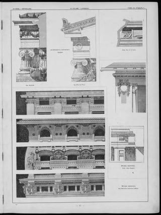 Антаблементъ іоническаго Акад. Apx. А. Л. Гук
ордера.
Apx. Bischoff.
Мотивы карнизовъ.
Prof. O tto Wagner.
Мотивы карнизовъ.
Apx. Marcellus Kämmerer (Вѣна).
 