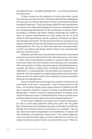 Regulating Content On Social Media Copyright Terms Of Service And ...