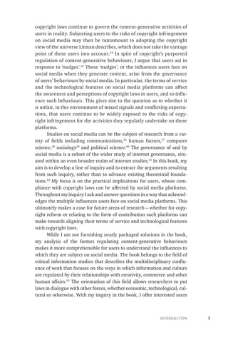 Regulating Content On Social Media Copyright Terms Of Service And ...