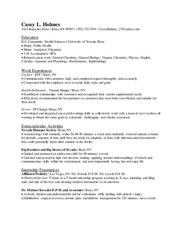 resume