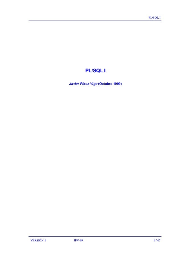 71946780 Manual Pl Sql Espanol