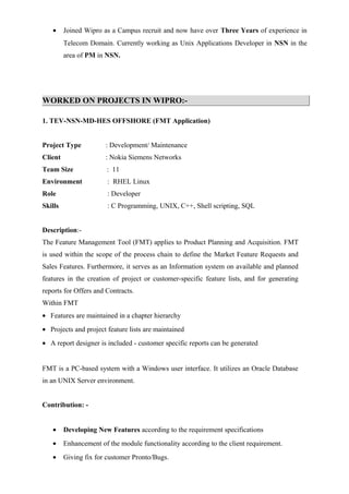 Sachin Chauhan Resume | DOC