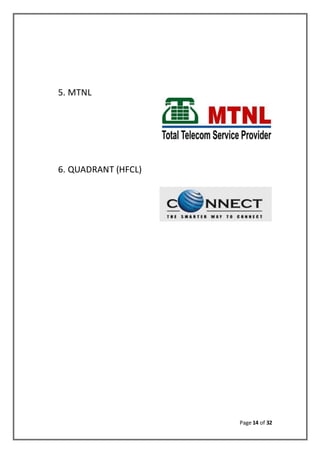 Page 14 of 32
5. MTNL
6. QUADRANT (HFCL)
 