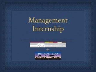Management
Internship
+
 
