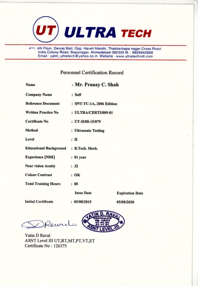 ASNT LevelII in Ultrasonic Testing PDF