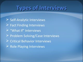 Interview success | PPT