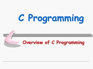 C Programming
Overview of C Programming
 