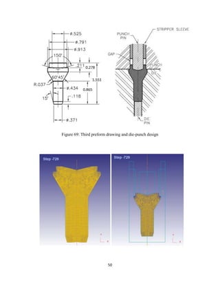 50
Figure 69: Third preform drawing and die-punch design
 