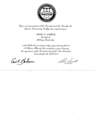 Leadership Certificate
