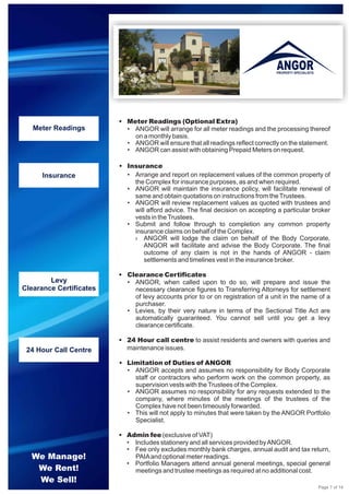 The ANGOR Solution for Body Corporate 2015 | PDF