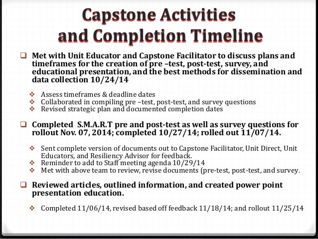 capstone project process presentation