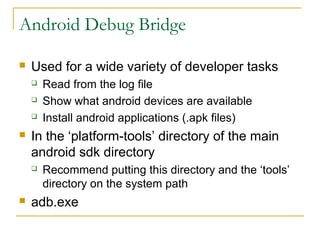 Android tutorial | PPT