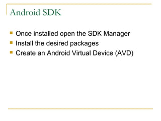 Android tutorial | PPT
