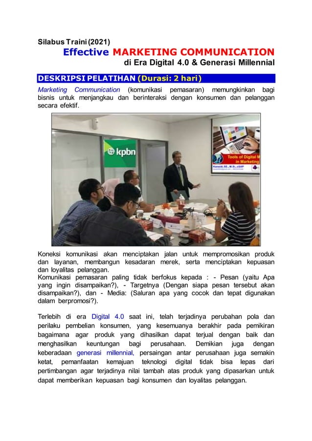 Silabus Kuliah Digital Marketing: Mengarungi Lautan Strategi Pemasaran Online