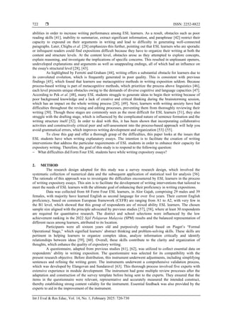 A needs analysis on challenges in English expository writing among ...