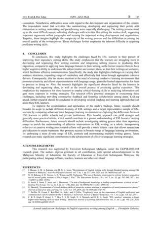 A needs analysis on challenges in English expository writing among ...