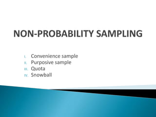 Types of Sample | PPTX
