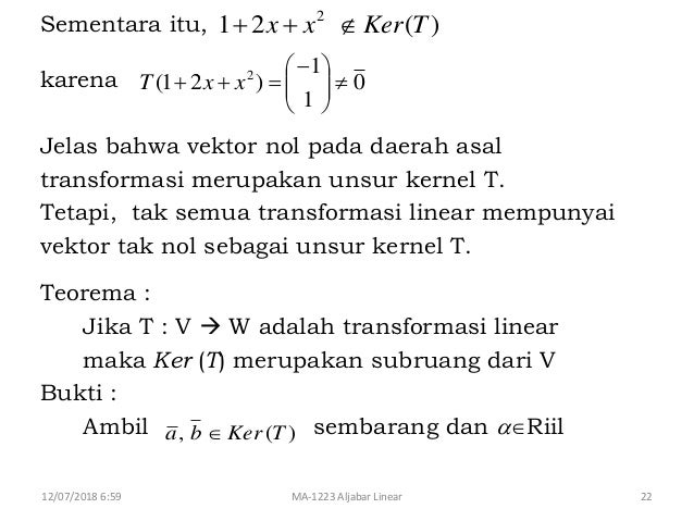 Contoh Soal Transformasi Linear R2 Ke R2 - Contoh Soal Pelajaran