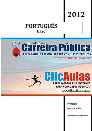 APOSTILA LínguaPortuguesa, PDF, Estresse (Linguística)