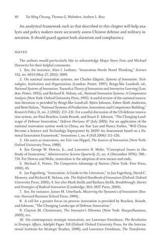 Forging Chinas Military Might A New Framework For Assessing Innovation ...