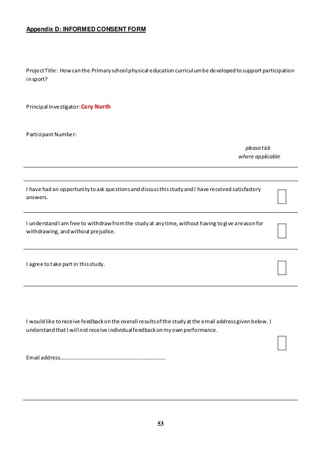 school write up form