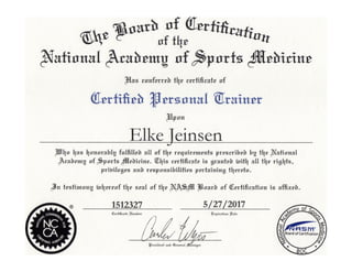 _nasm certification 